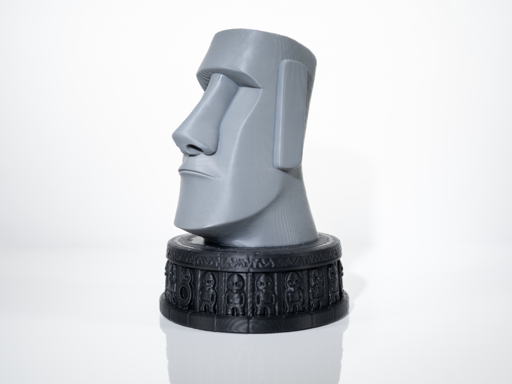 Moai Easter Island Statue on Pedestal