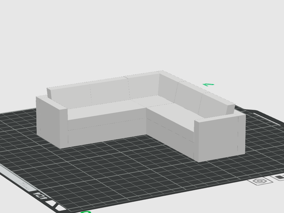 Couch, M=1/20, Miniature