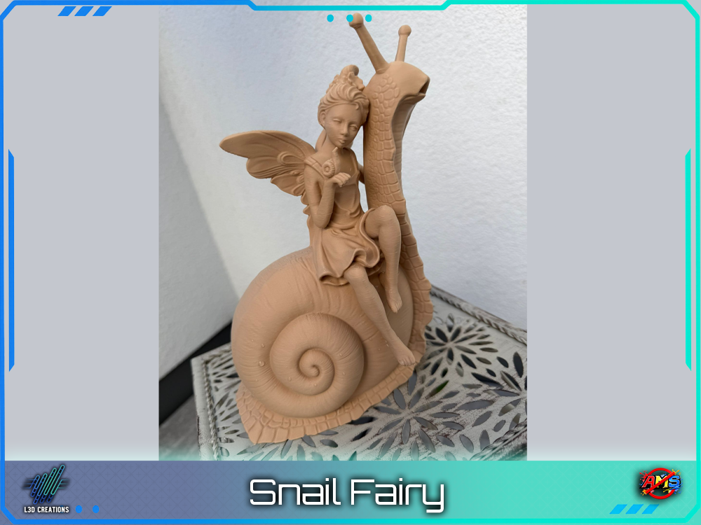 Snail Fairy Figure