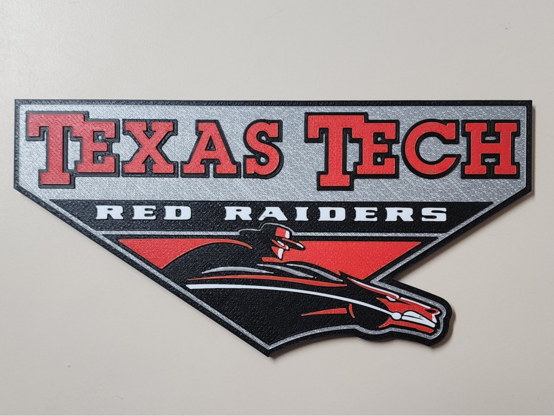 Texas Tech Red Raiders Wall Display