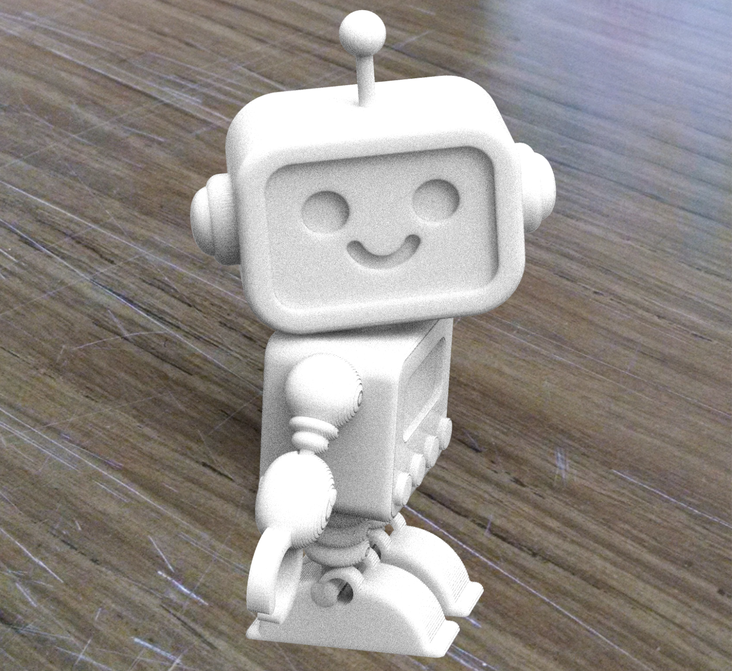 Adorable Articulated Robot | Print-in-Place Buddy