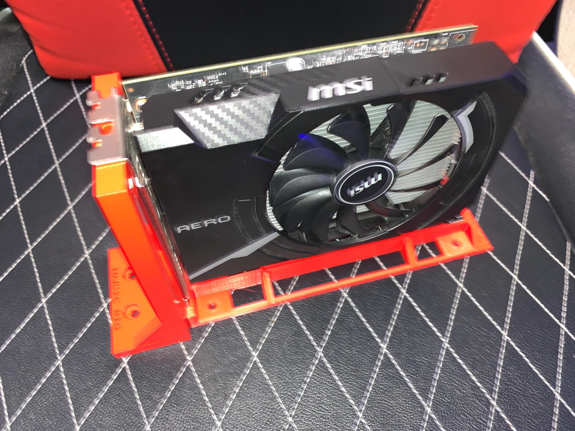 GPU Riser Rig Mount and Support