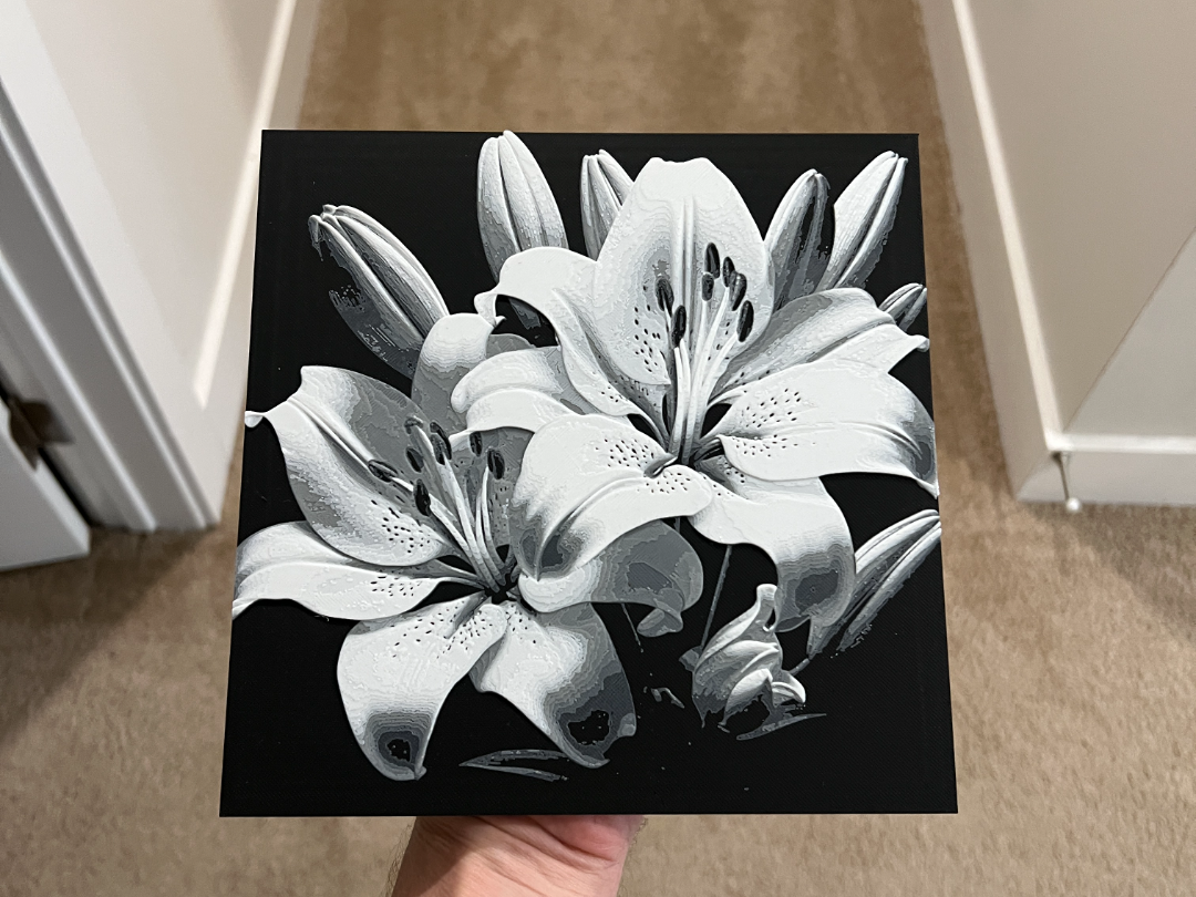 Lilium Flower Art Hueforge