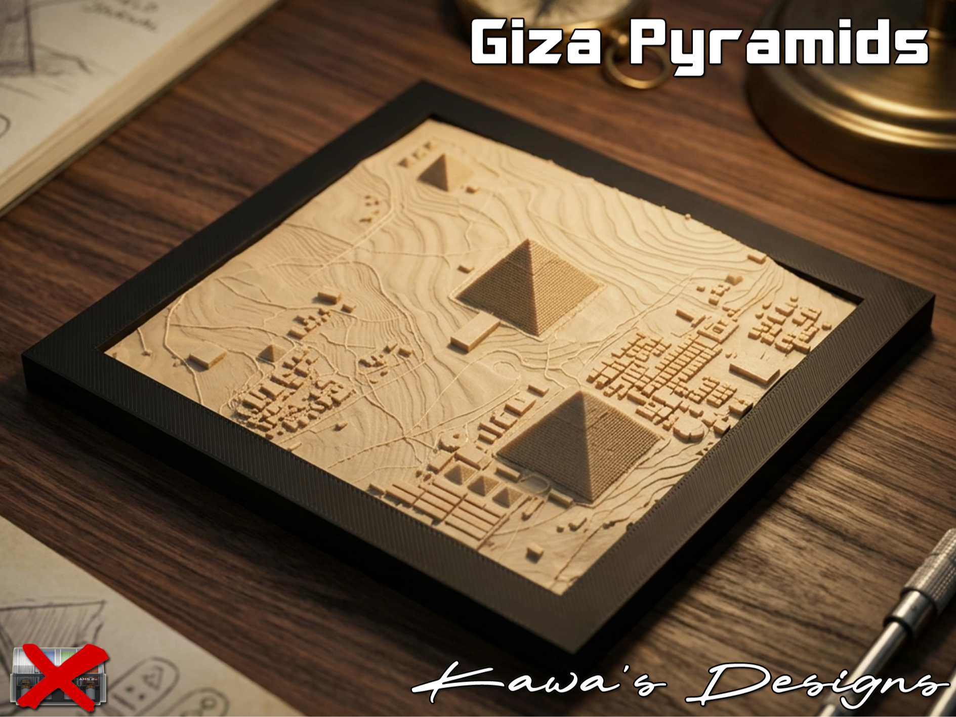 Giza Pyramids Map