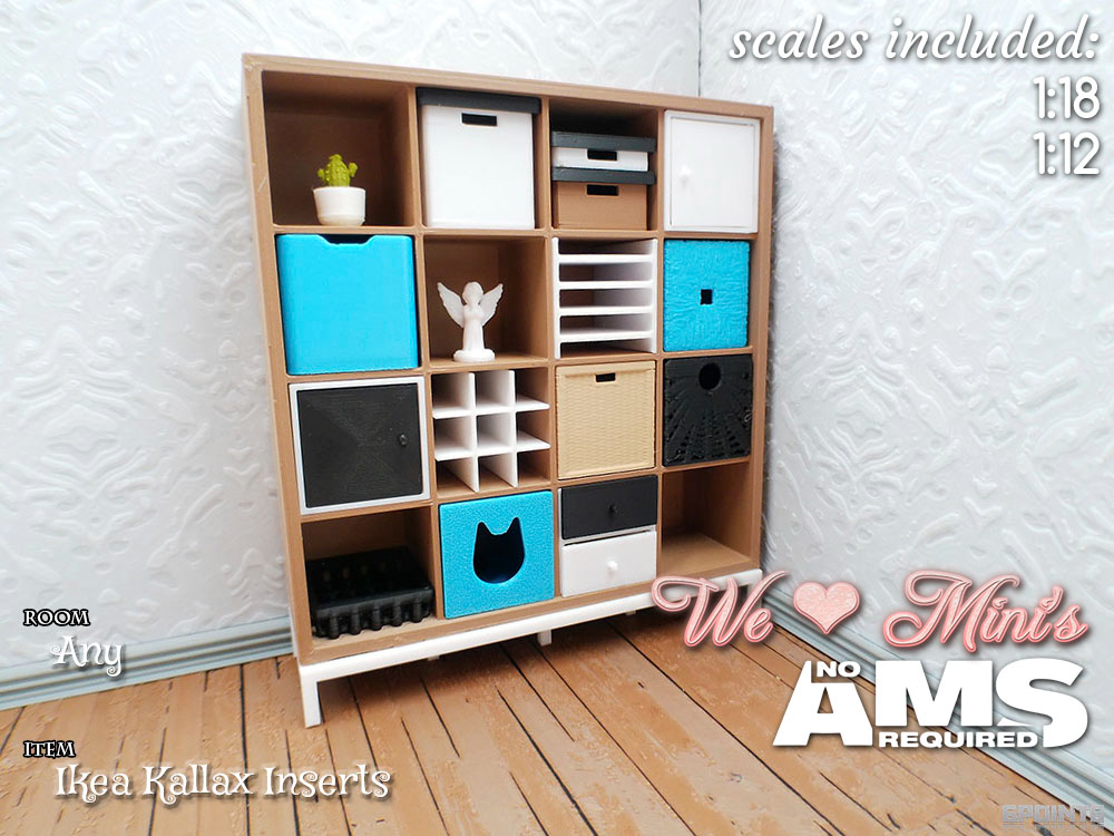 WLM - Ikea Kallax Inpired Shelfs - Inserts