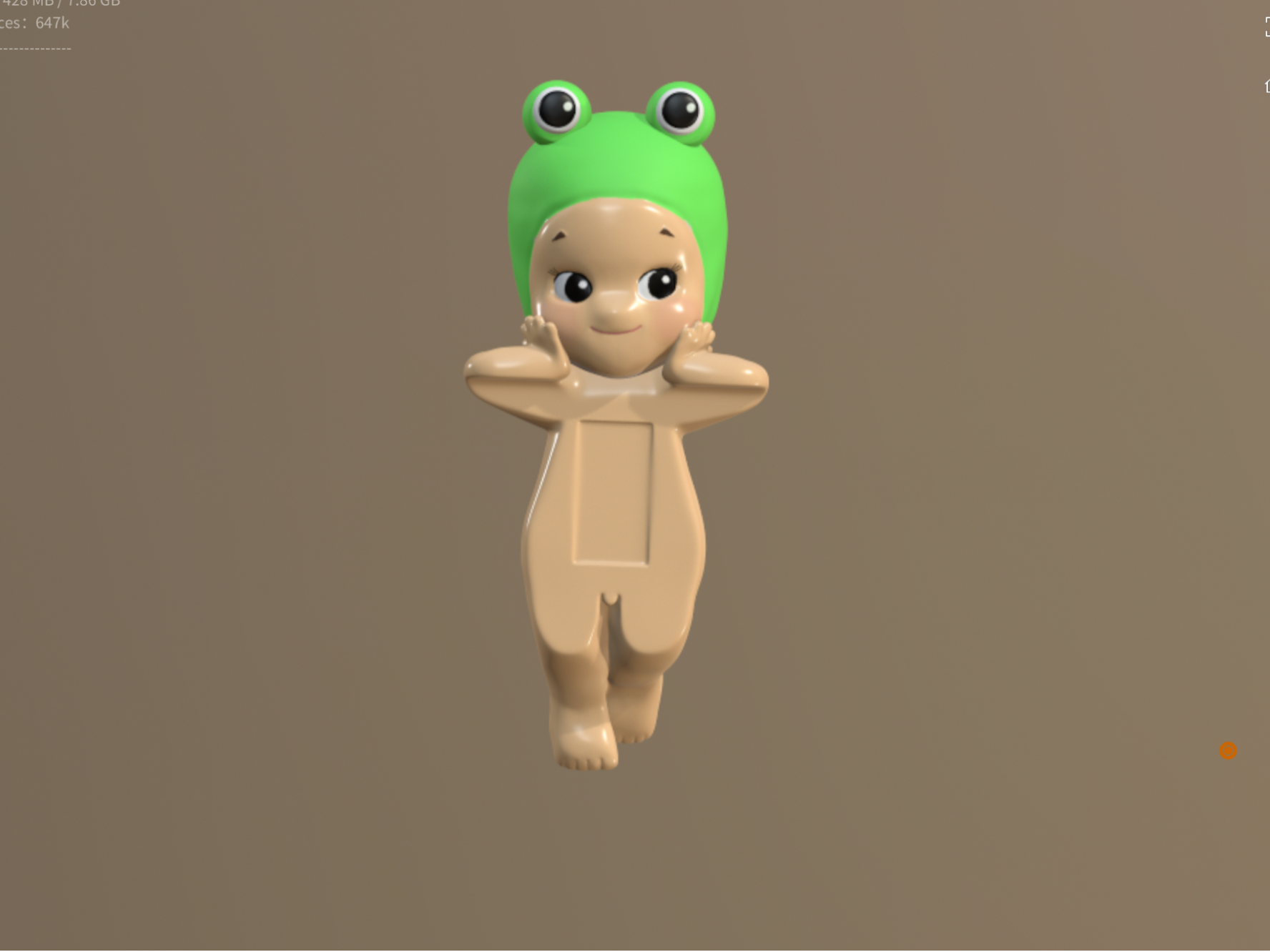 Sonny Angel Hipper Baby frog