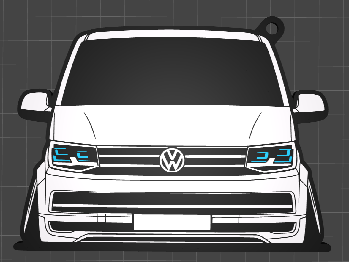 VW T6 Multivan Low  Keychain