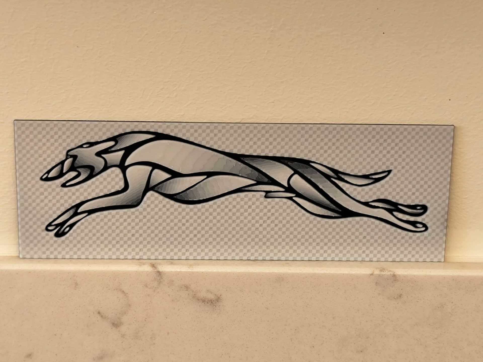Whippet / Greyhound racing art (Chroma Canvas)