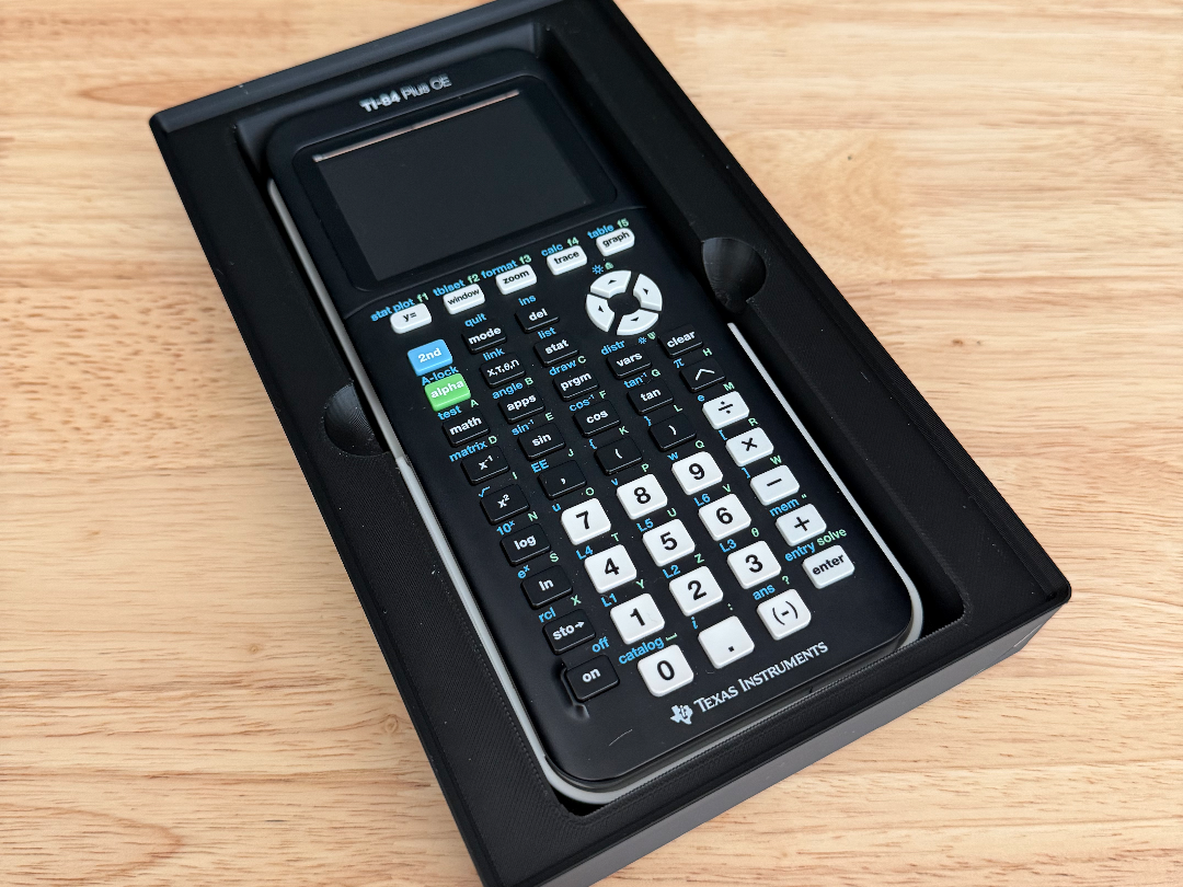 Gridfinity Ti-84 Plus CE Calculator Bin