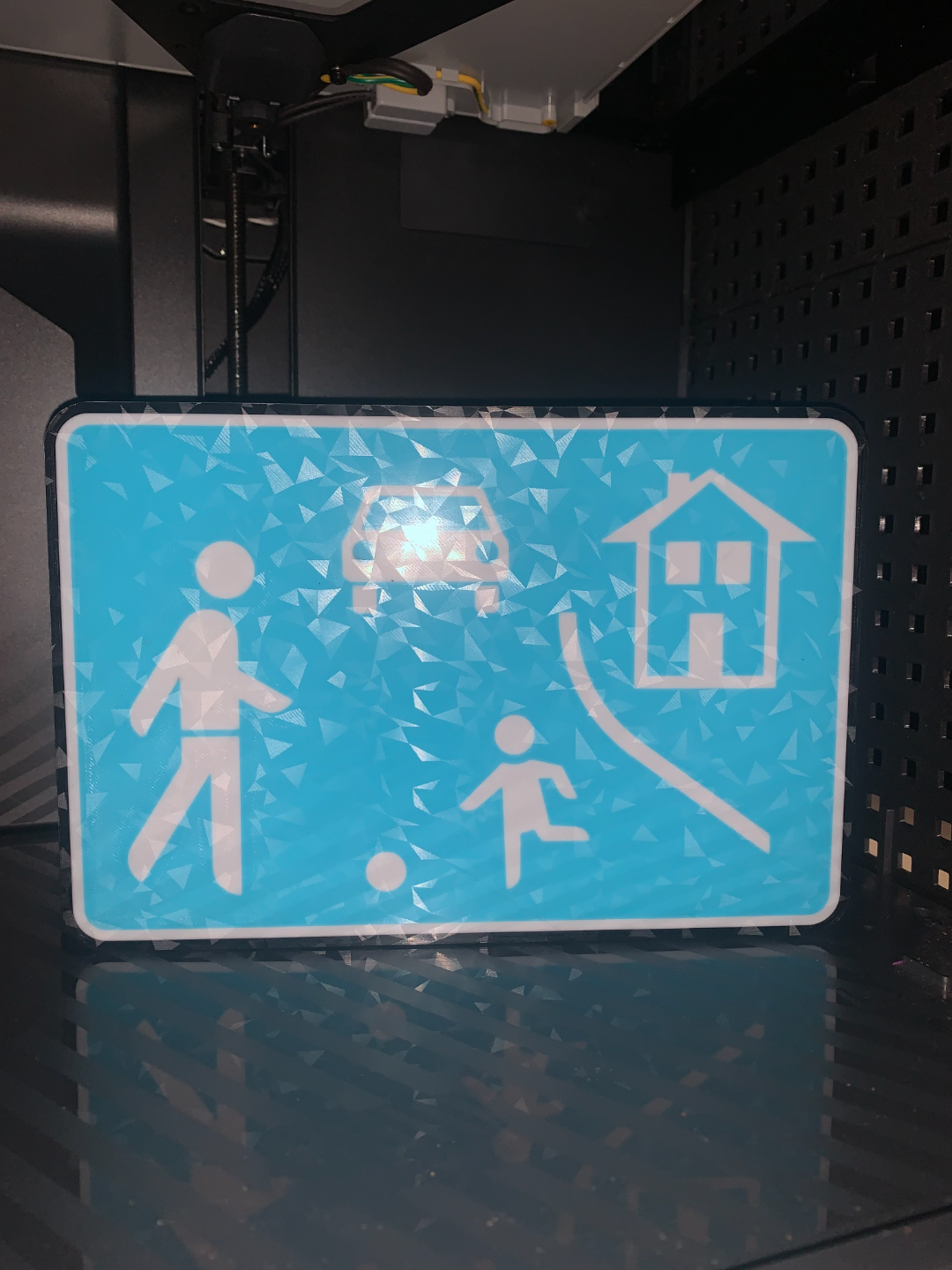 Verkehrsberuhigter Bereich LED Lightbox