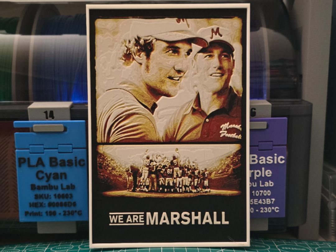 We Are Marshall Movie Poster - Hueforge Art