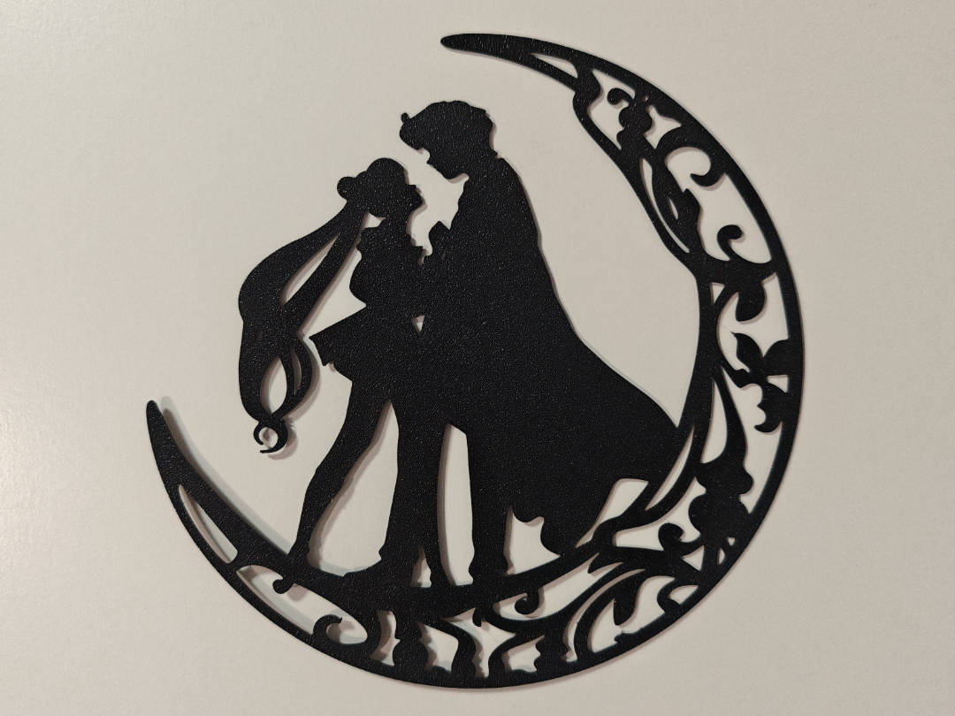 Tuxedo Mask and Sailor Moon Wall Art