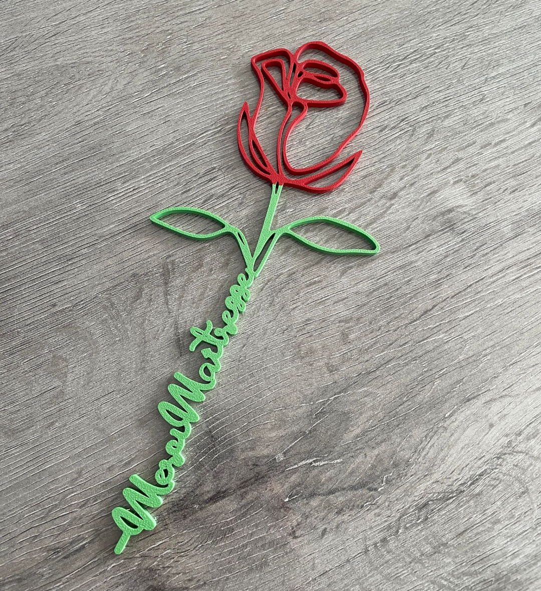 Rose cadeaux merci maîtresse