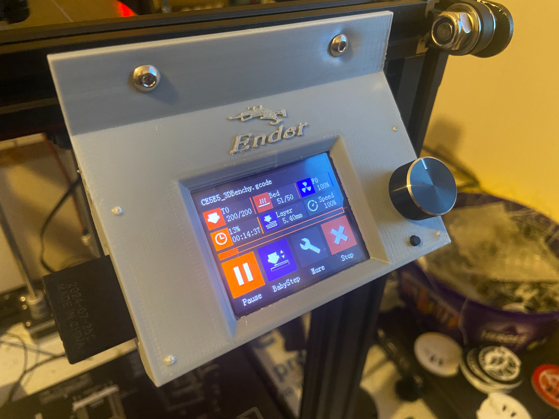 TFT24 screen mount (with or without Ender logo)