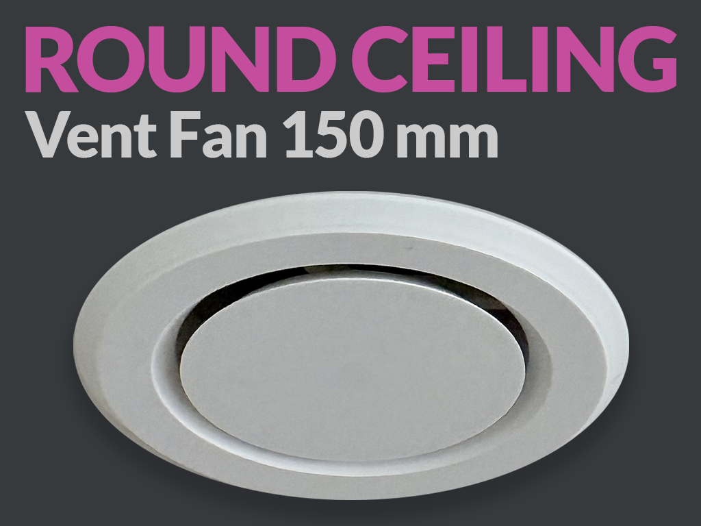 Round Ceiling Vent Fan Ø150 mm