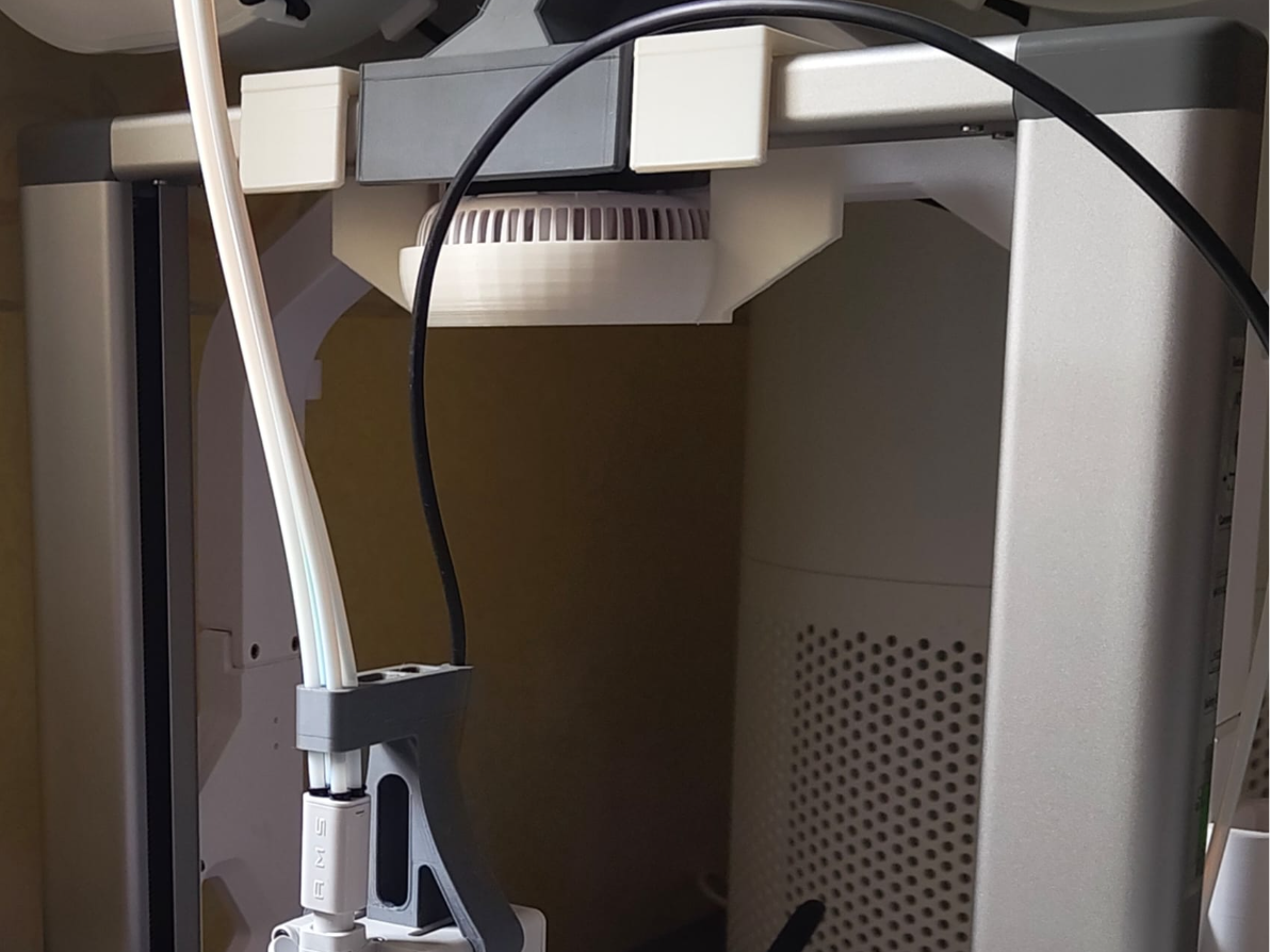 Smoke Detector Holder for Bambu Lab A1