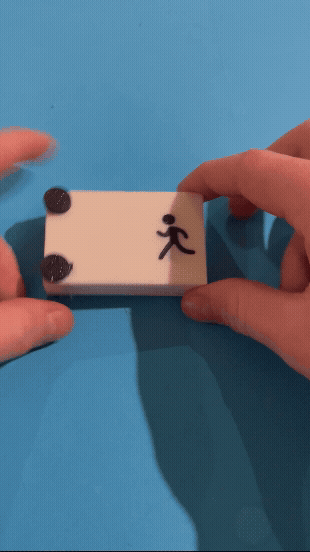 100% 3D printed flipbook