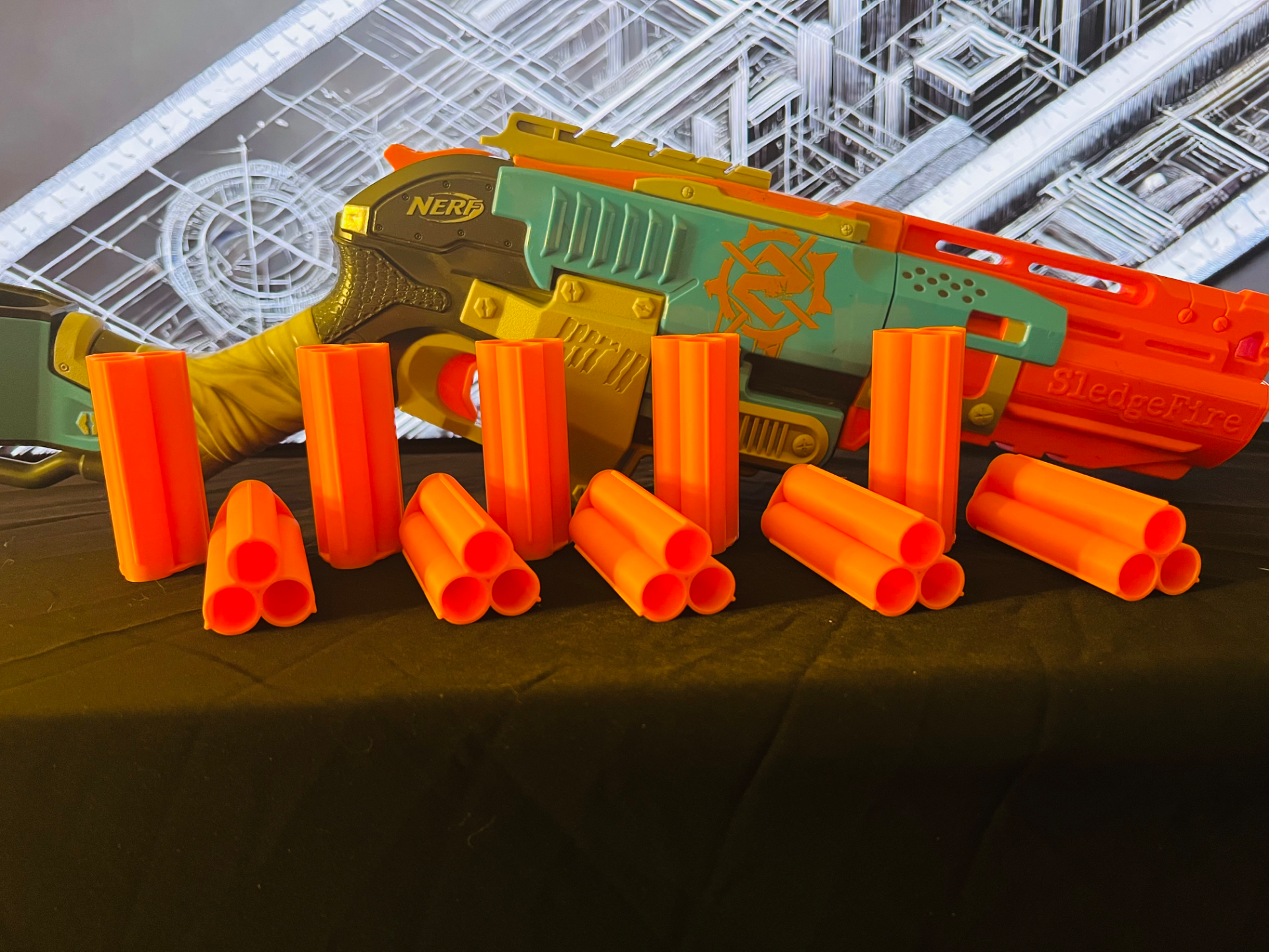Replacement Shell for Nerf Sledgefire