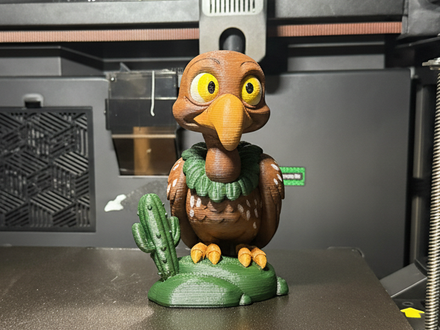 Cute Vulture On Rock