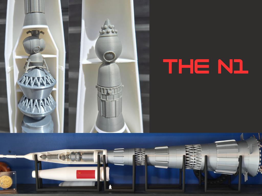 Soviet N1 Rocket 1:100 Scale
