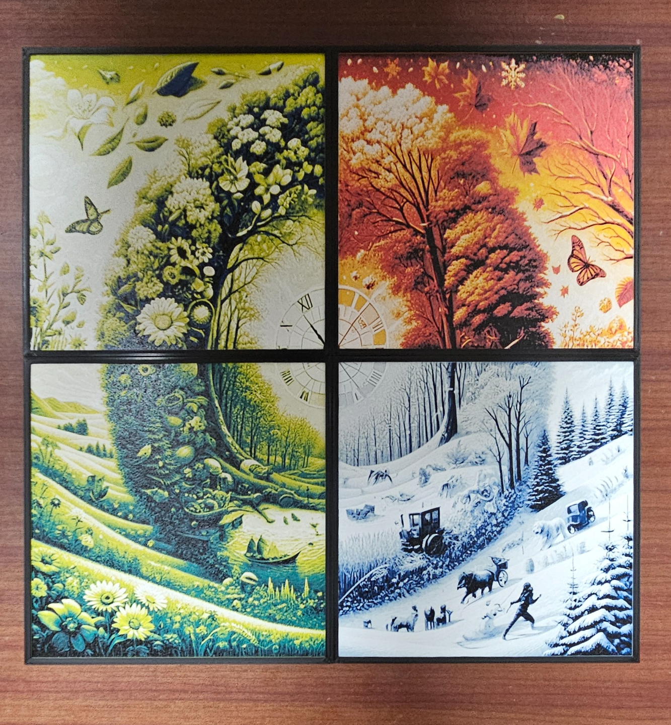 4 seasons _ HueForge