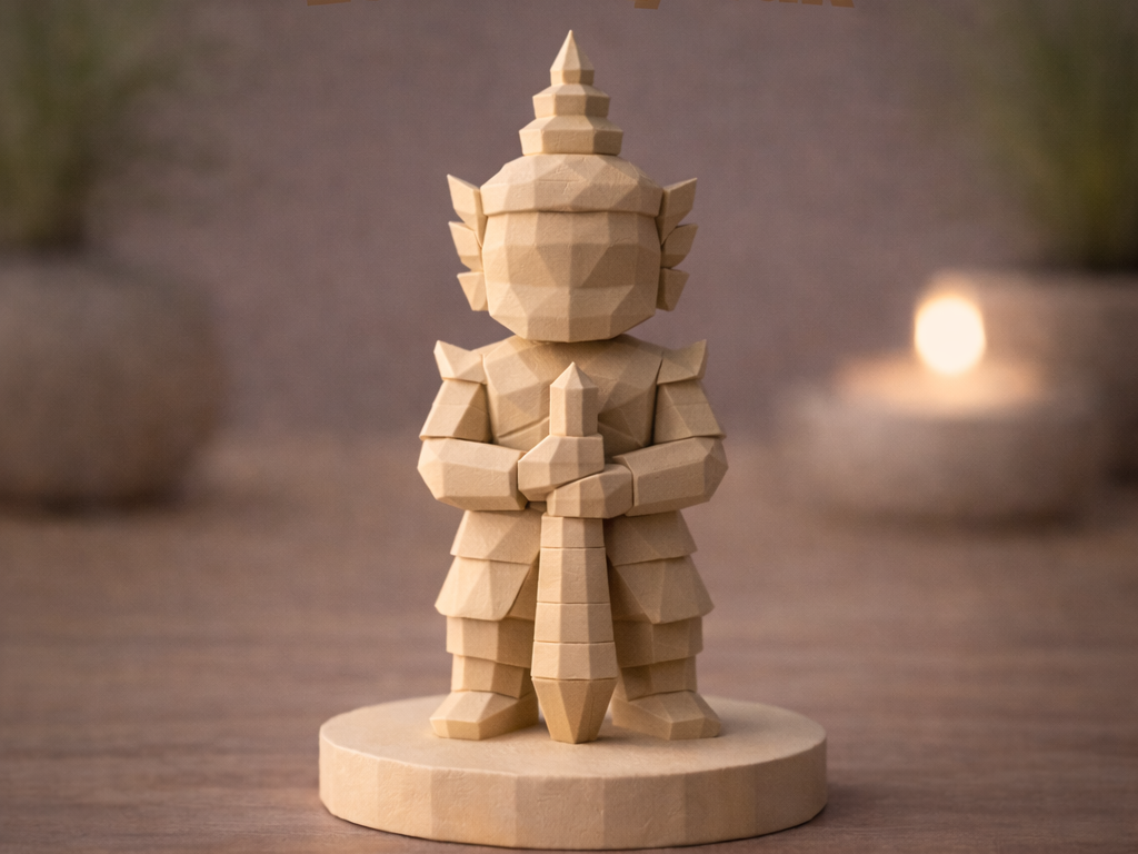 Low poly Thai Giant - Yak