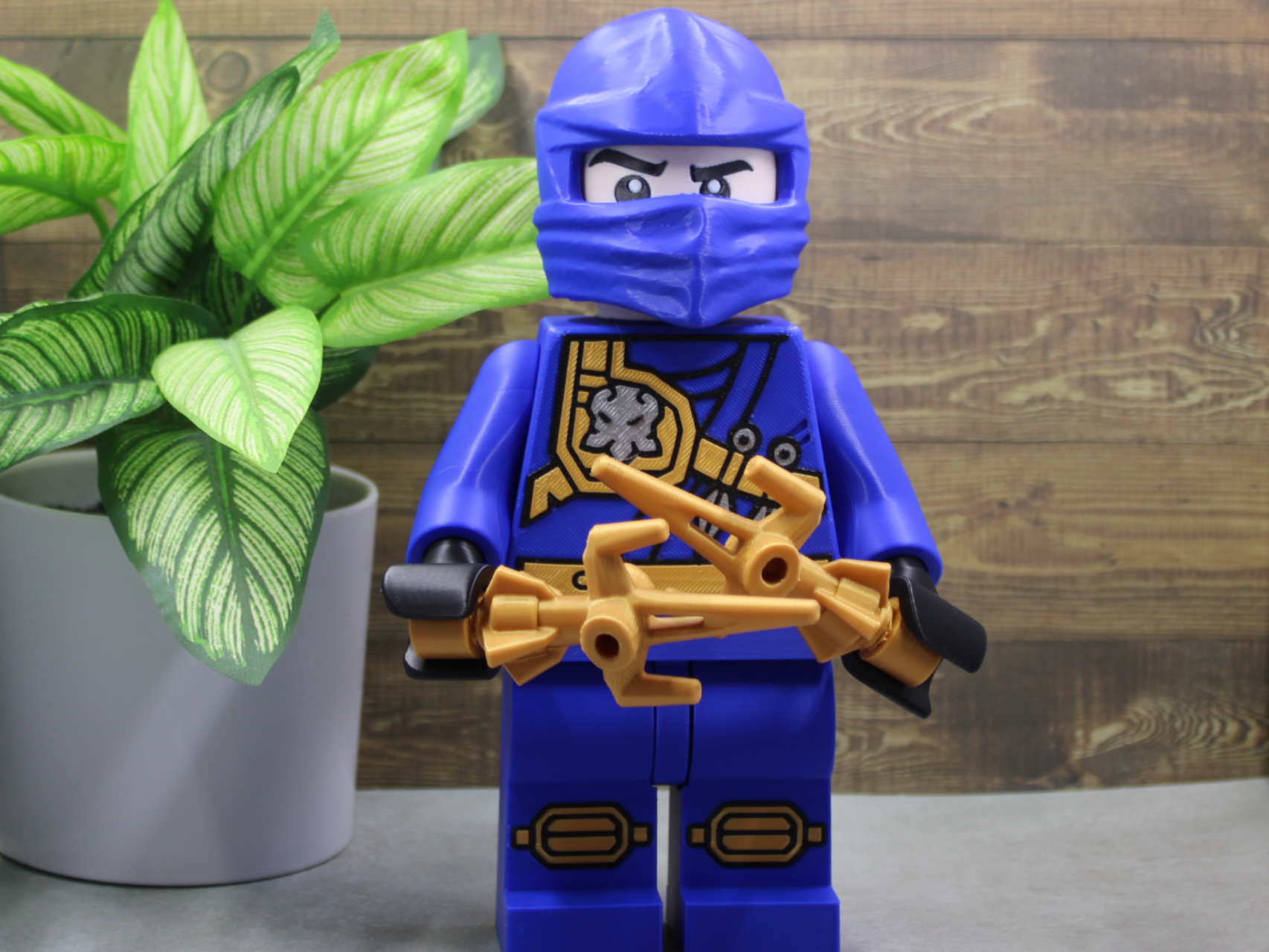 500% Brick - Blue Ninjago (Jay)