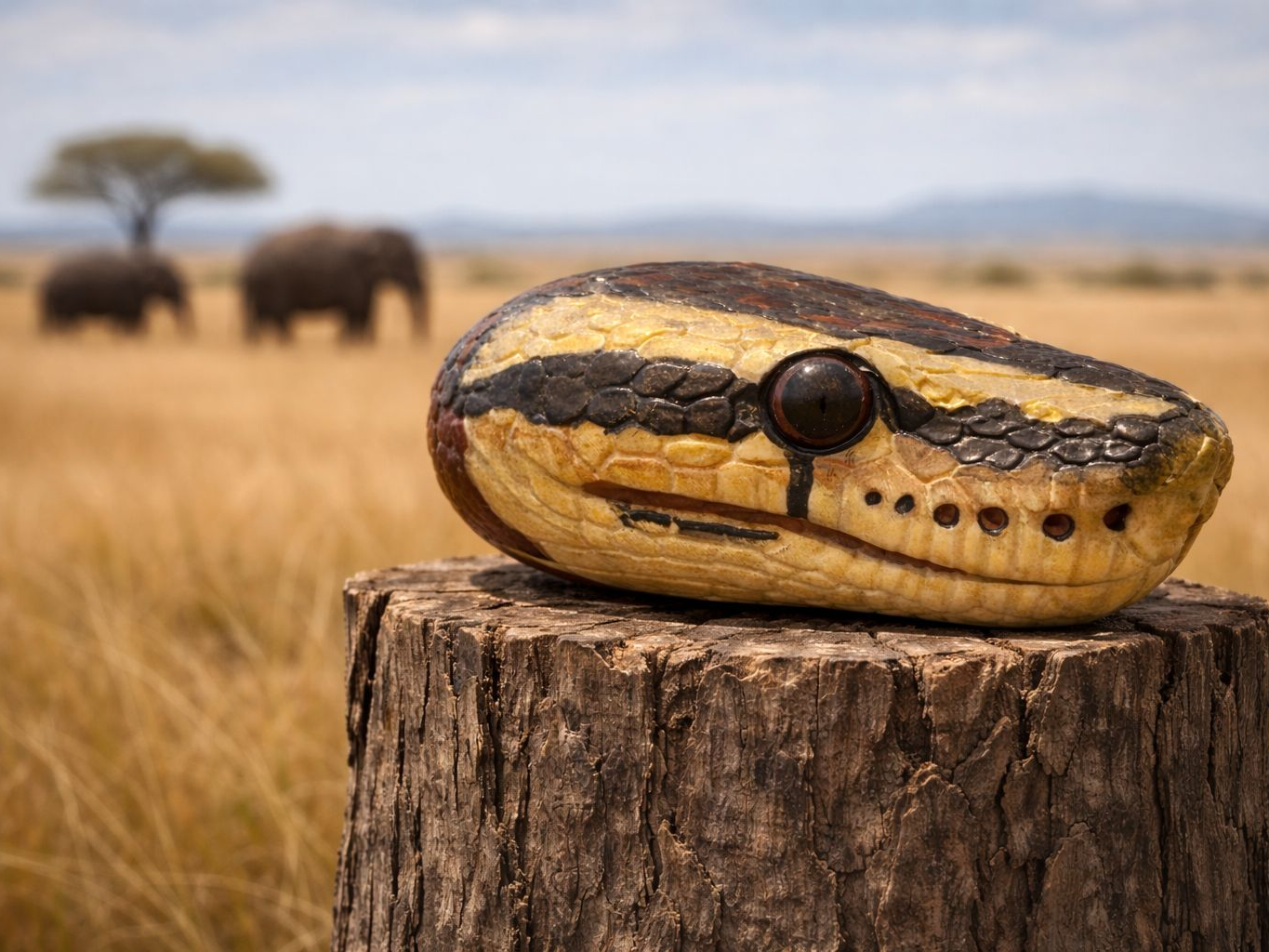 Königspython-Kopf / Ball Python Head