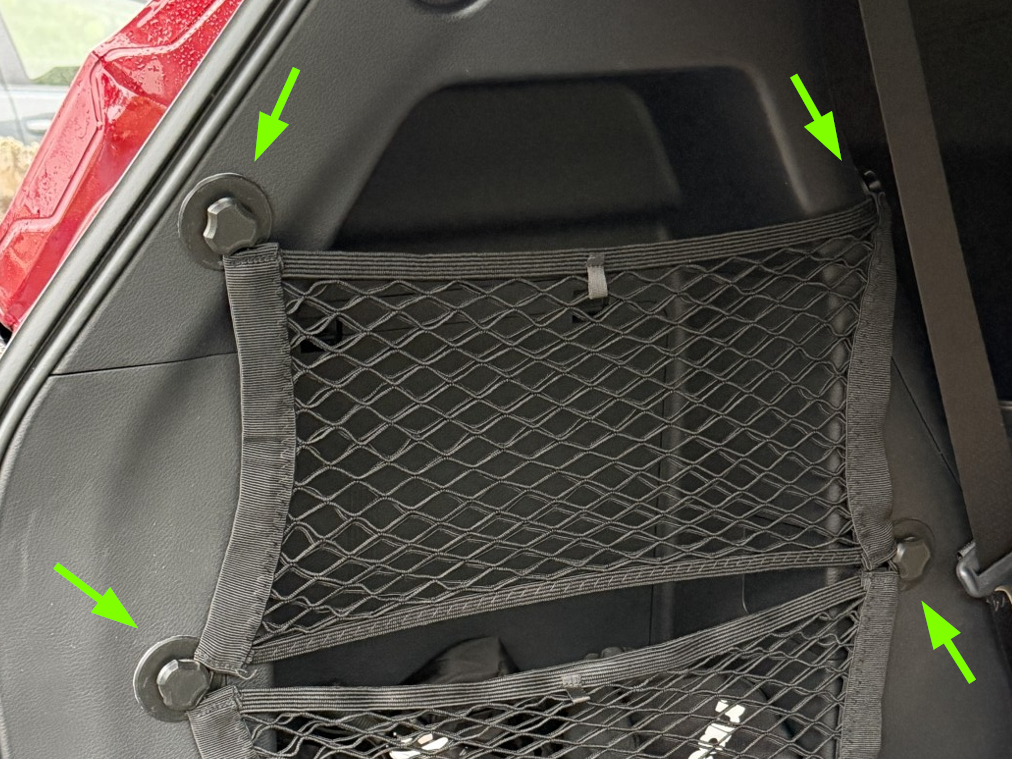 Cargo Net Mount — Large Base for Double-Sided Tape