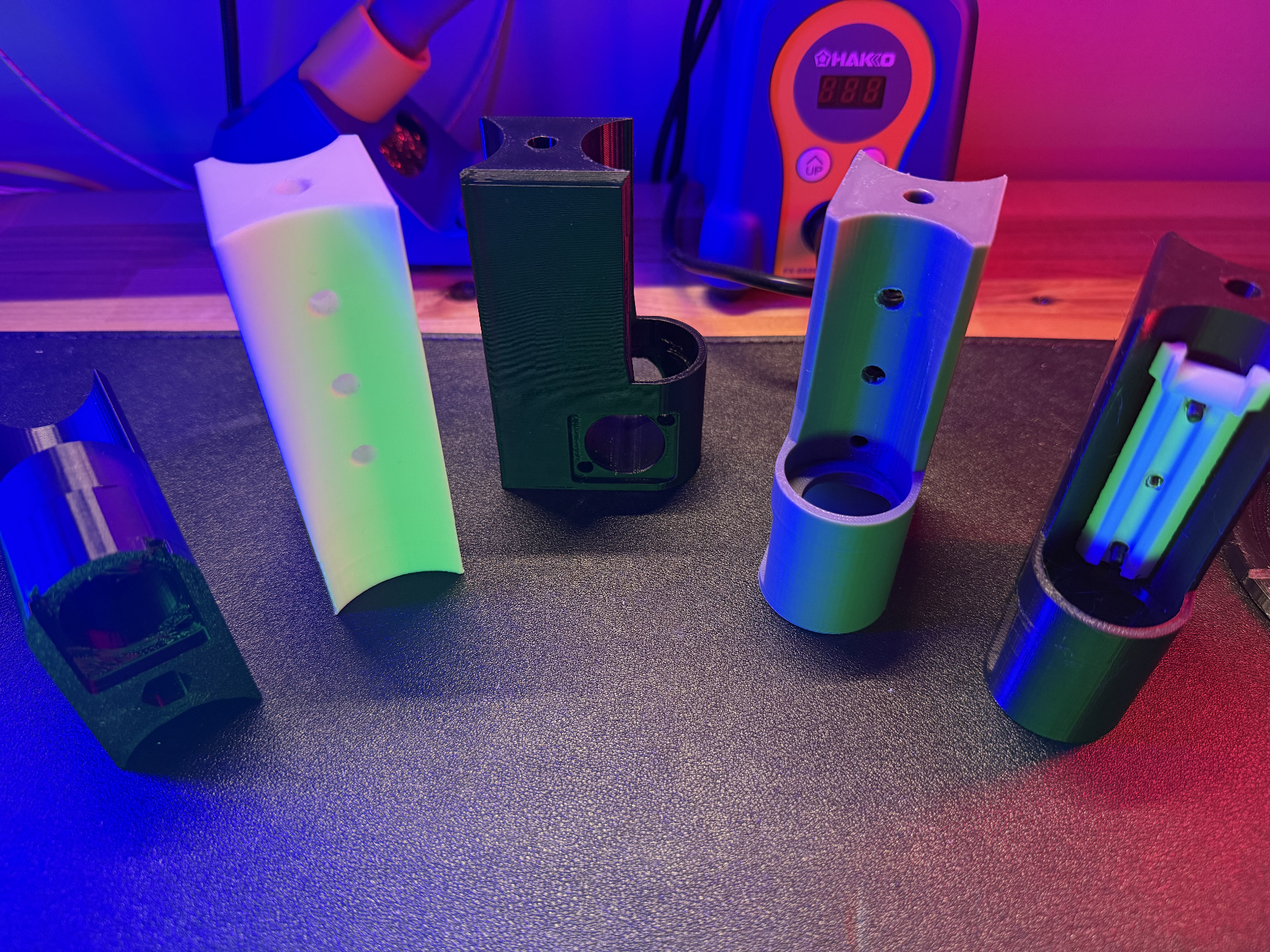 30mm led tube base with XLR plug
