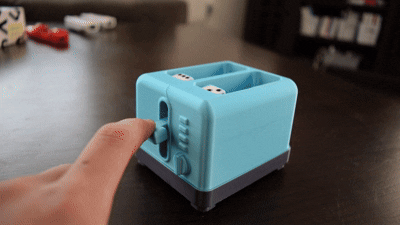 toaster dice tower/ launcher with storage (no AMS)