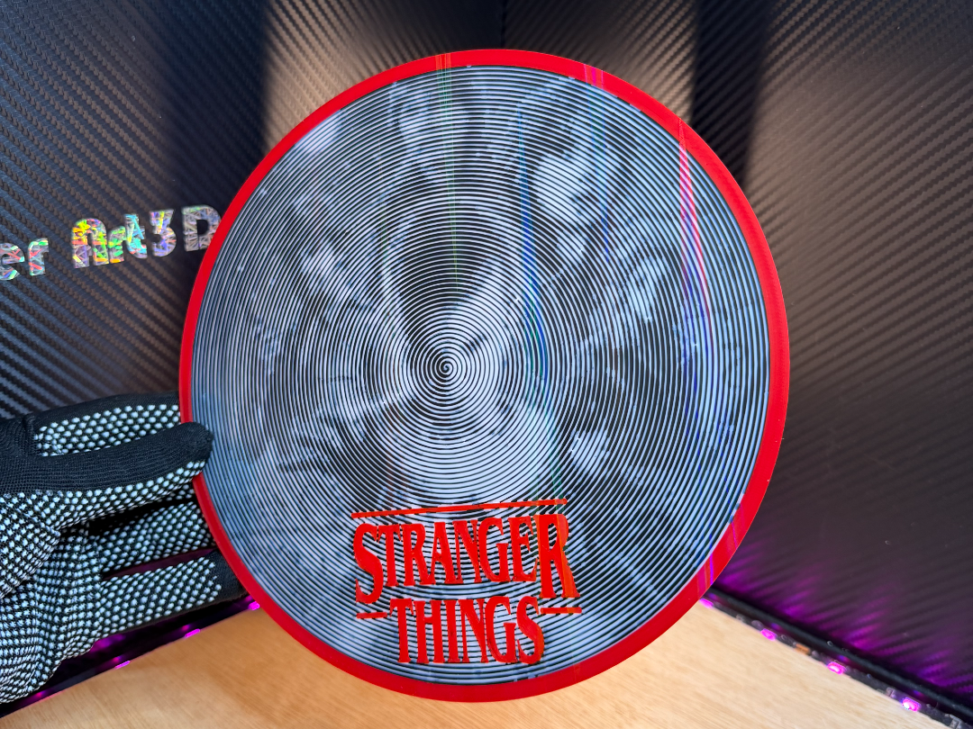 Vinyle Illusion optique Stranger Things Art3Dchoix