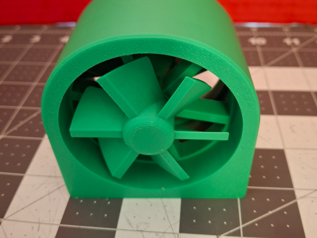 Two-Stage Air-Powered Reaction Turbine