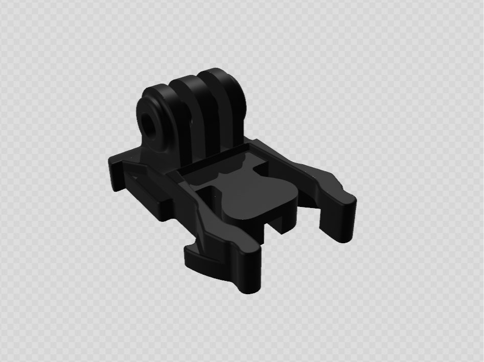 Fixation pour GoPro – Modèle 3D Imprimable