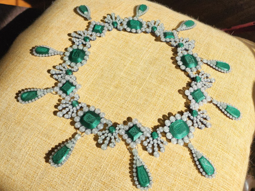 Louvre Heist Stolen Emerald Necklace