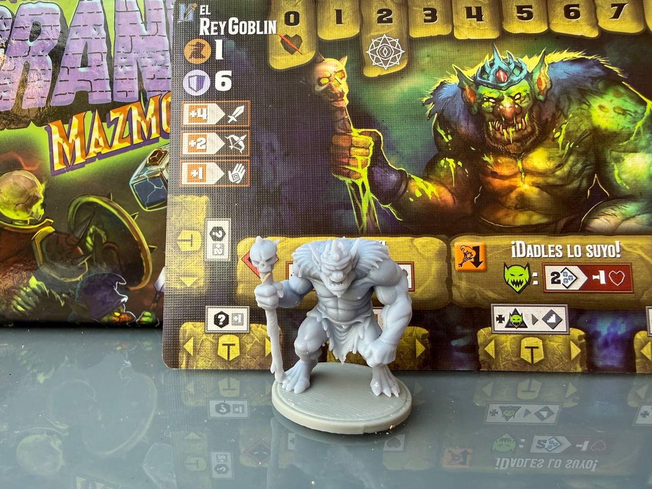 Miniatura Rey Goblin "Tiny Epic Dungeons"