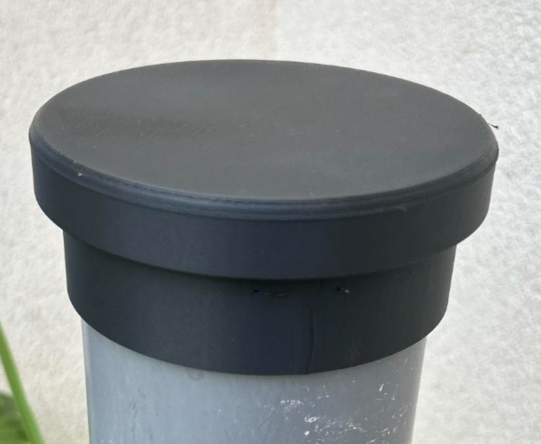 Vent cap 100mm - Chapeau de ventilation 100mm