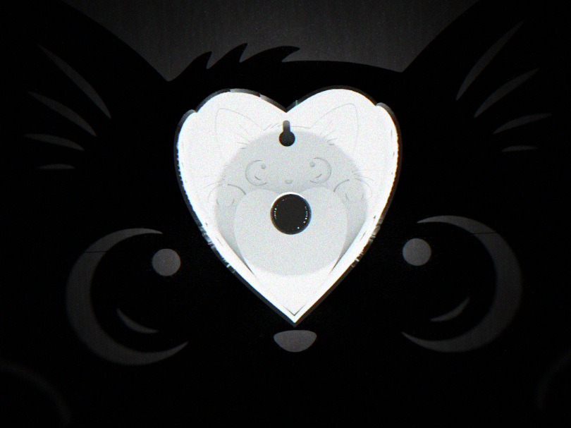 Peeking Cat | Shadow Art Night Lamp