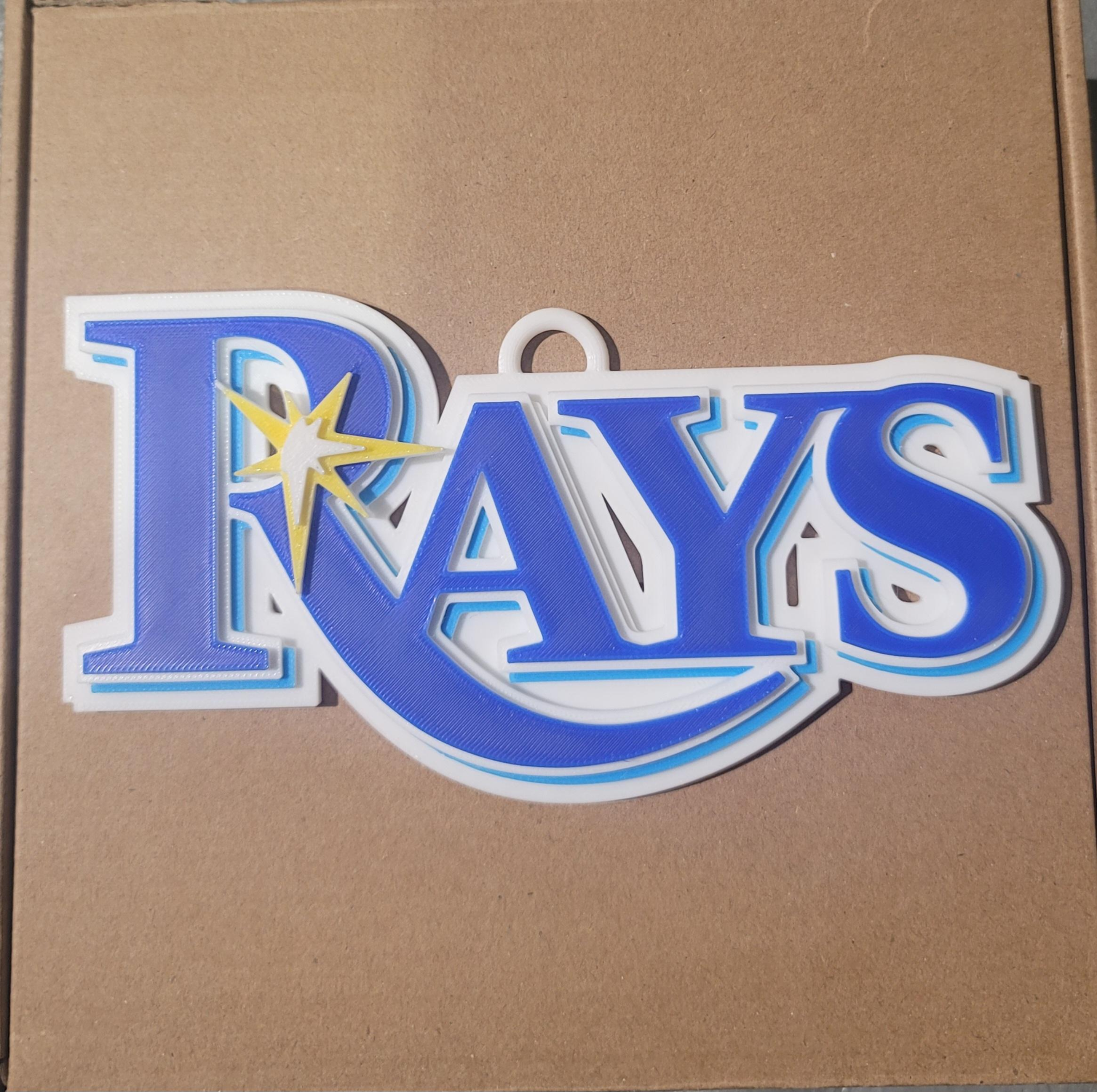 TAMPA BAY RAYS 3D Logo 180mm series