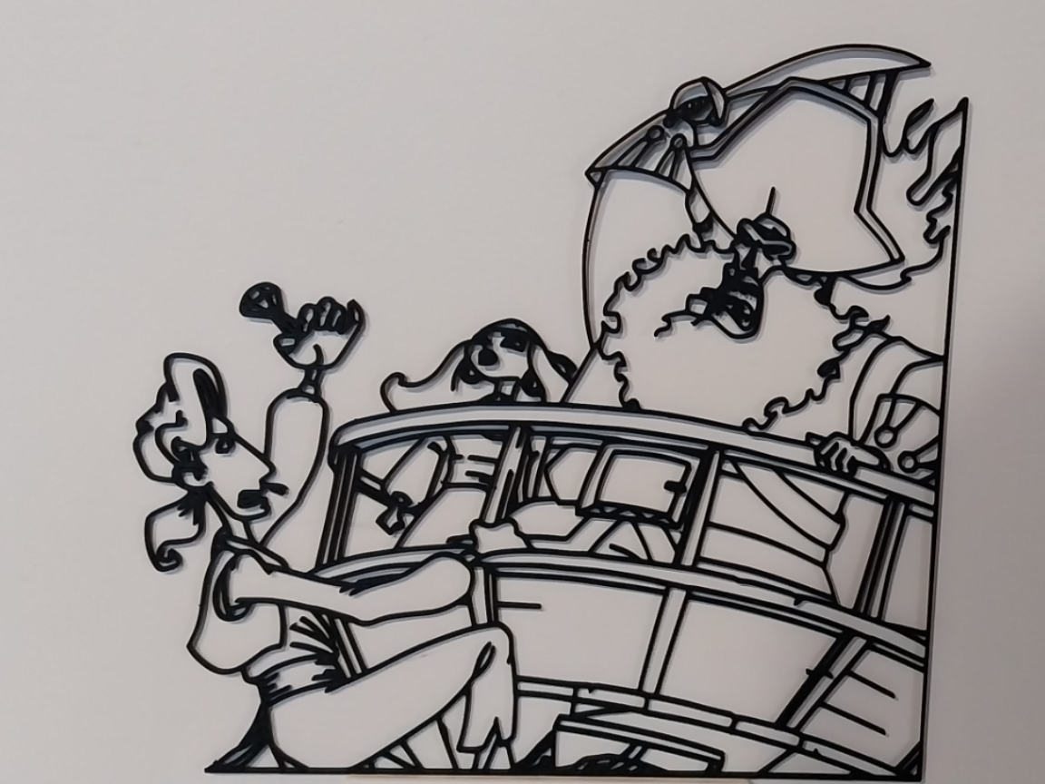 monkey island line art