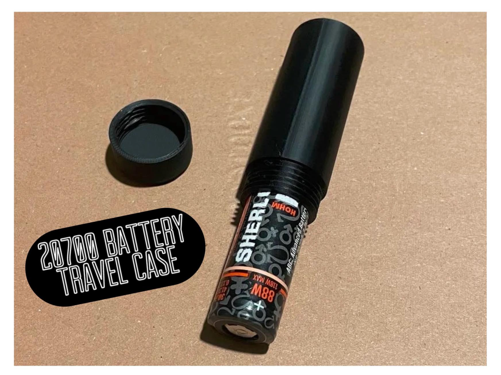 20700 Battery Travel Case