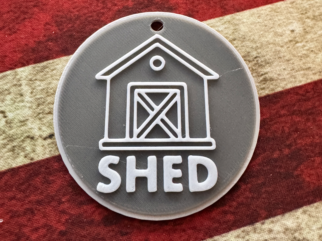 Shed Keychain