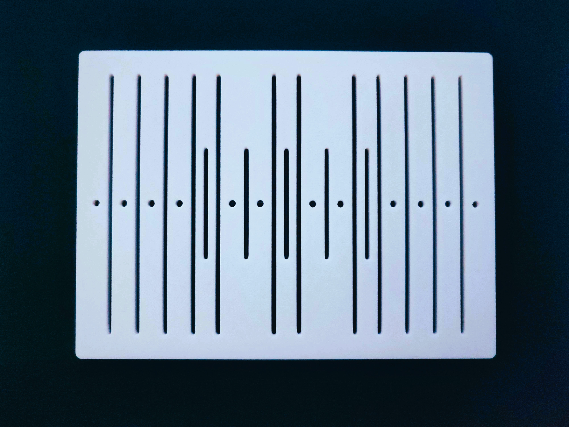 Double slotted rigid heddle generator