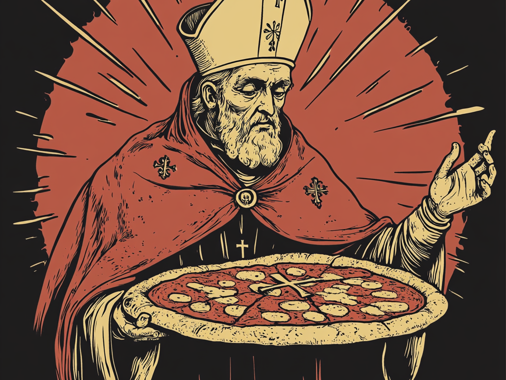 Holy Pizza Man HueForge
