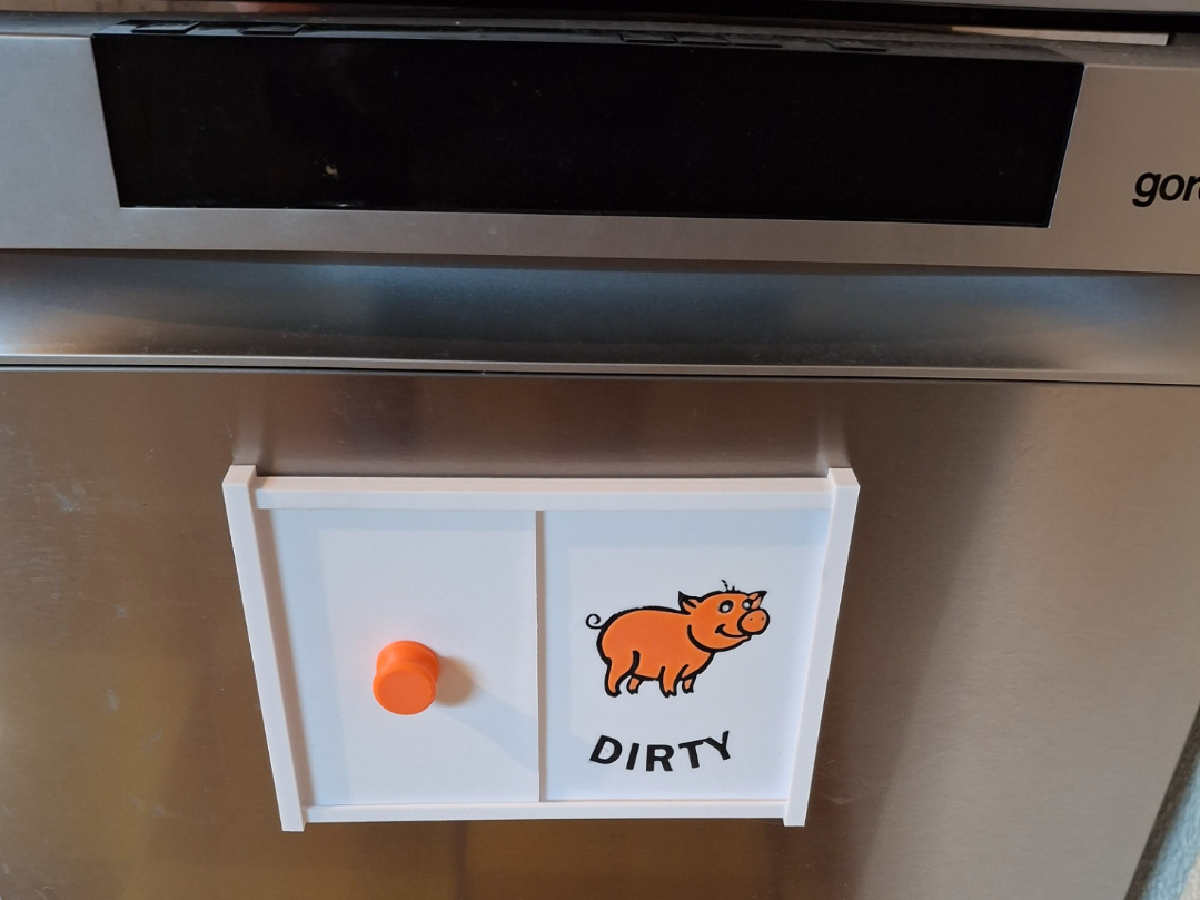 dishwasher label