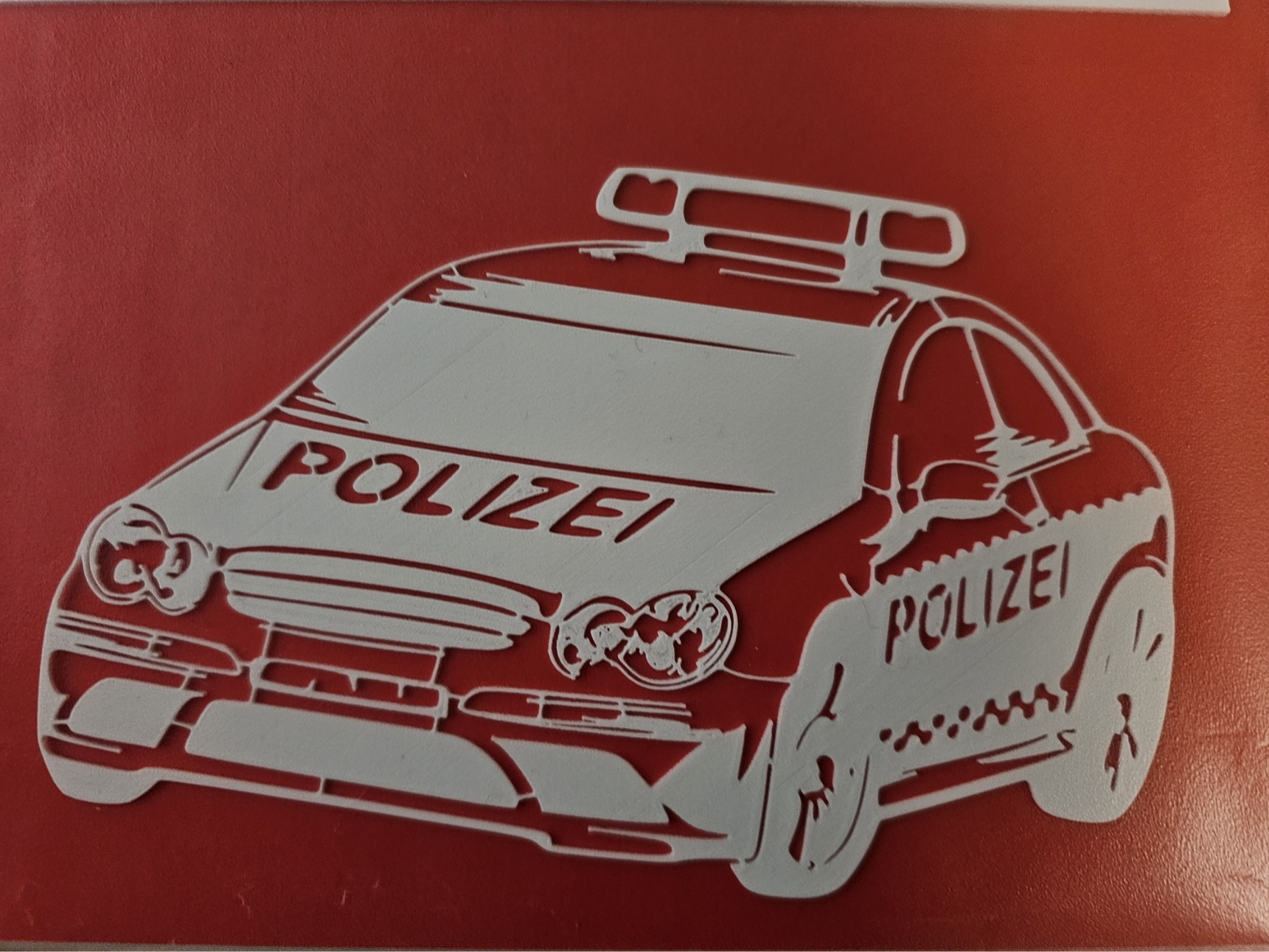 Polizei Schablone 2