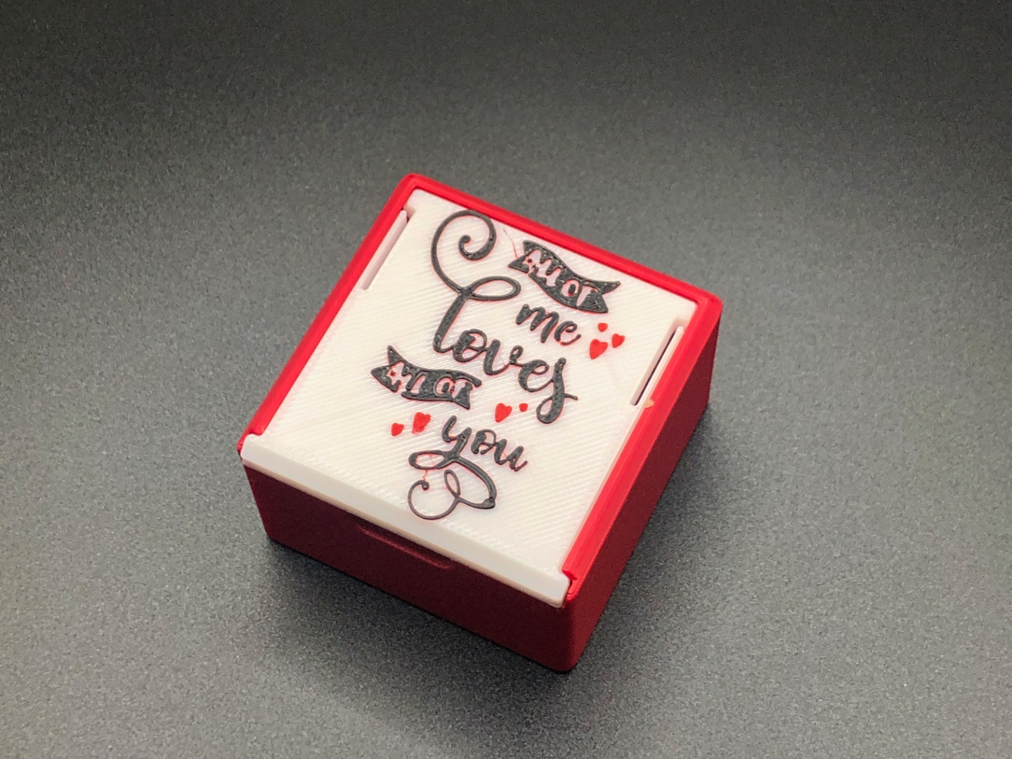 Valentine's Day Gift Box with Sliding lid