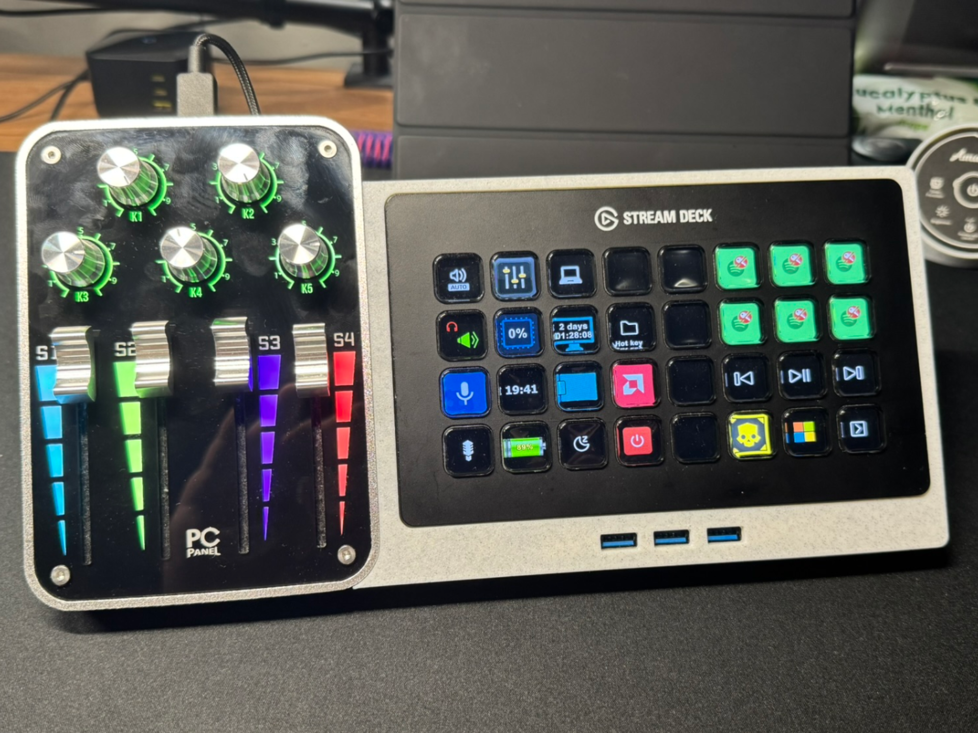 PCPanel Pro and Stream Deck XL stand V2