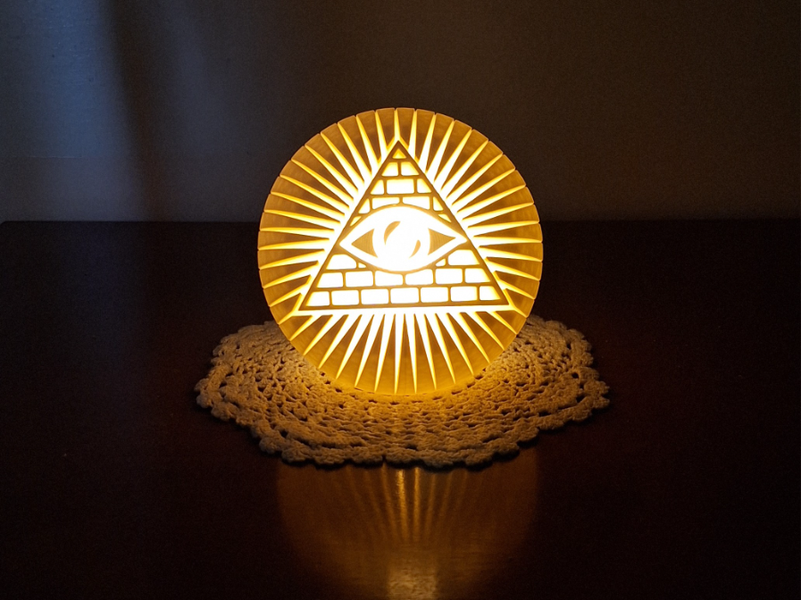 The Eye of Providence Bed side lap