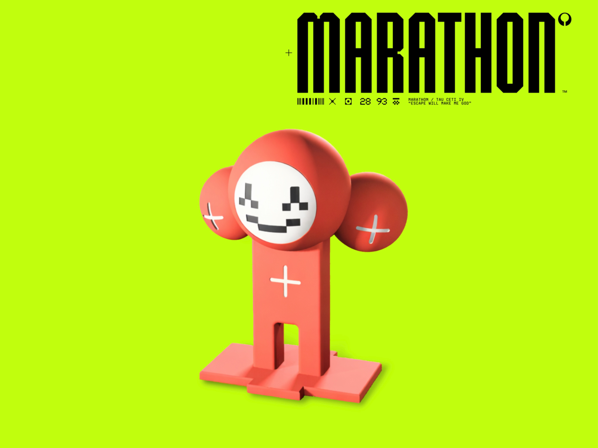 Marathon Atom Support Mascot